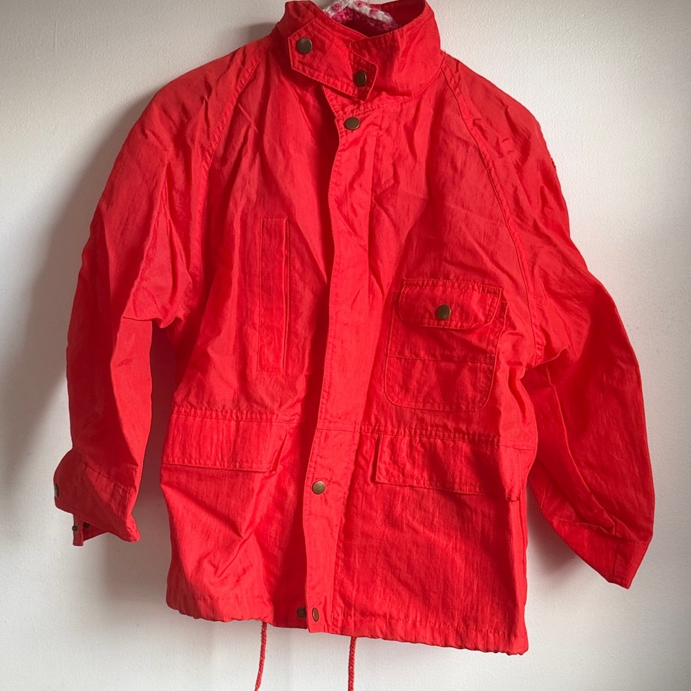 Vintage GAP Sailing 1993 Red Hooded Jacket | Retro Windbreaker | Size L
